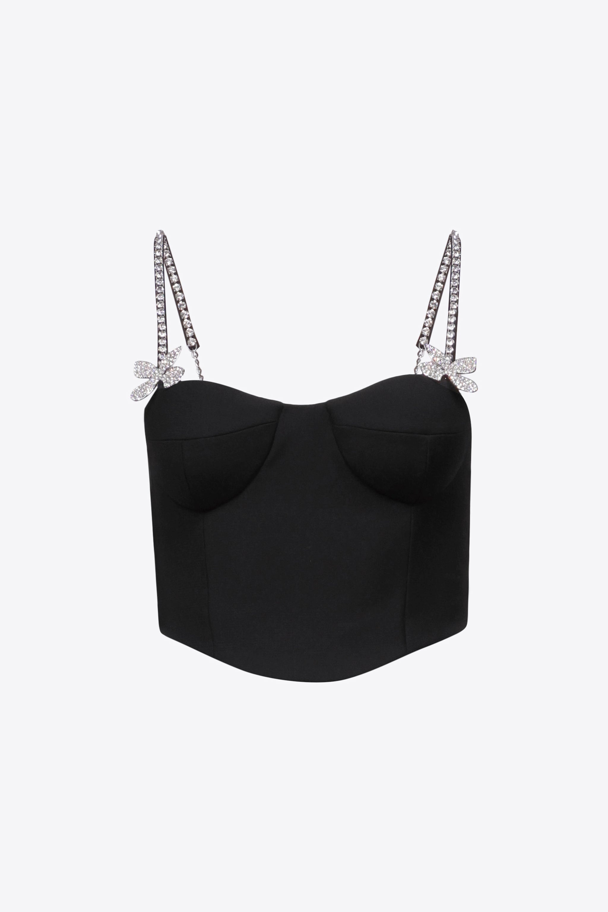 BUTTERFLY CRYSTAL BUSTIER - 1