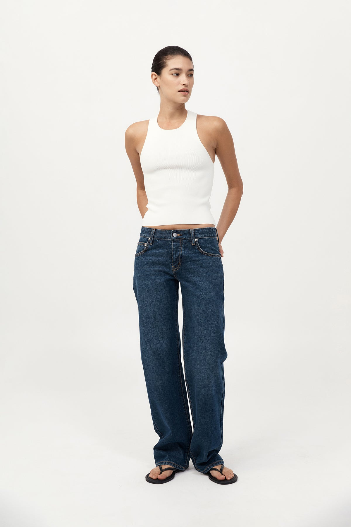 Sculpted Knit Top - Off White - 6