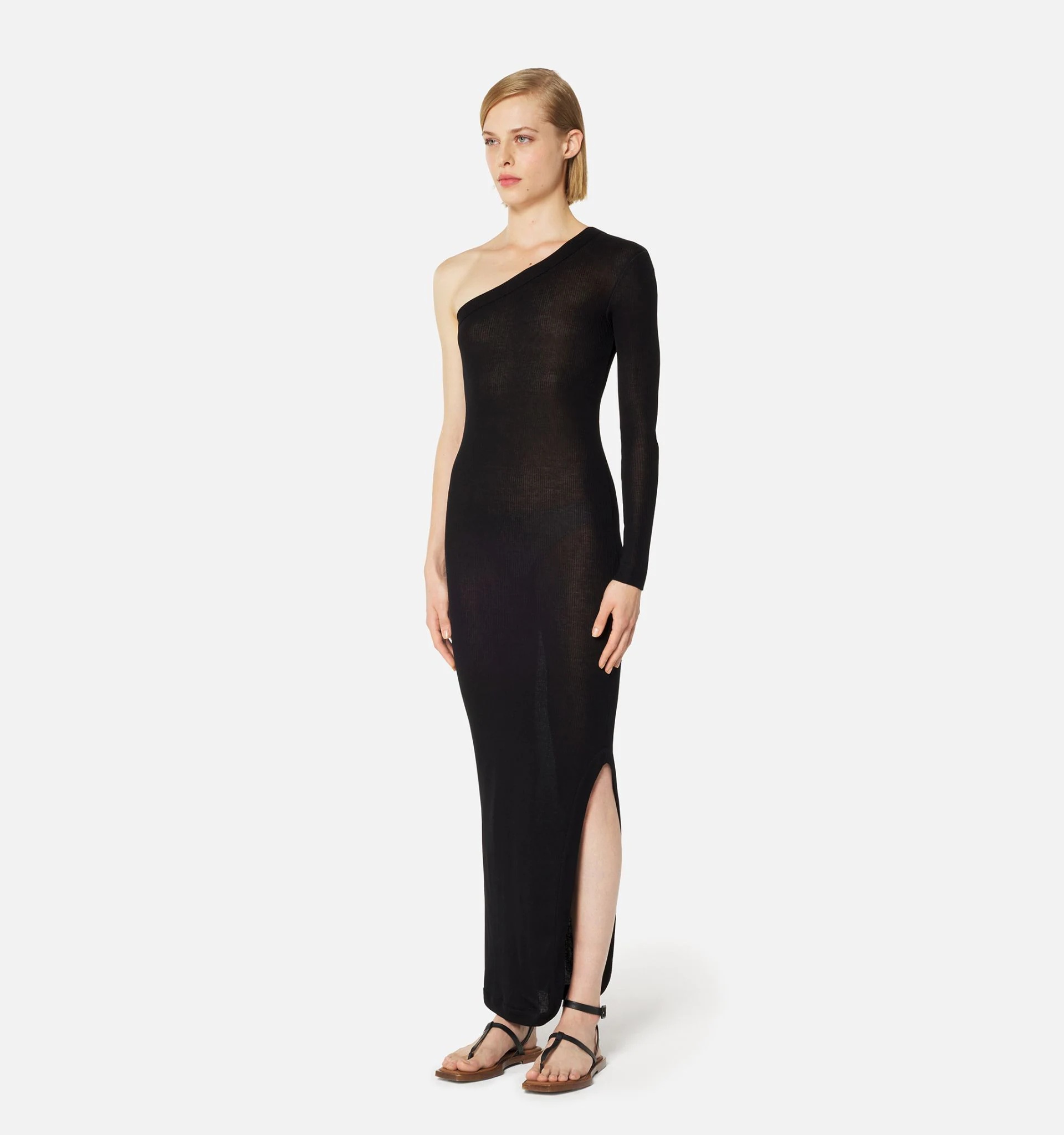 Long Dress In Crepe Jersey - 3