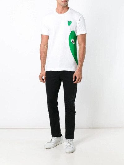 Comme des Garçons PLAY logo print T-shirt outlook