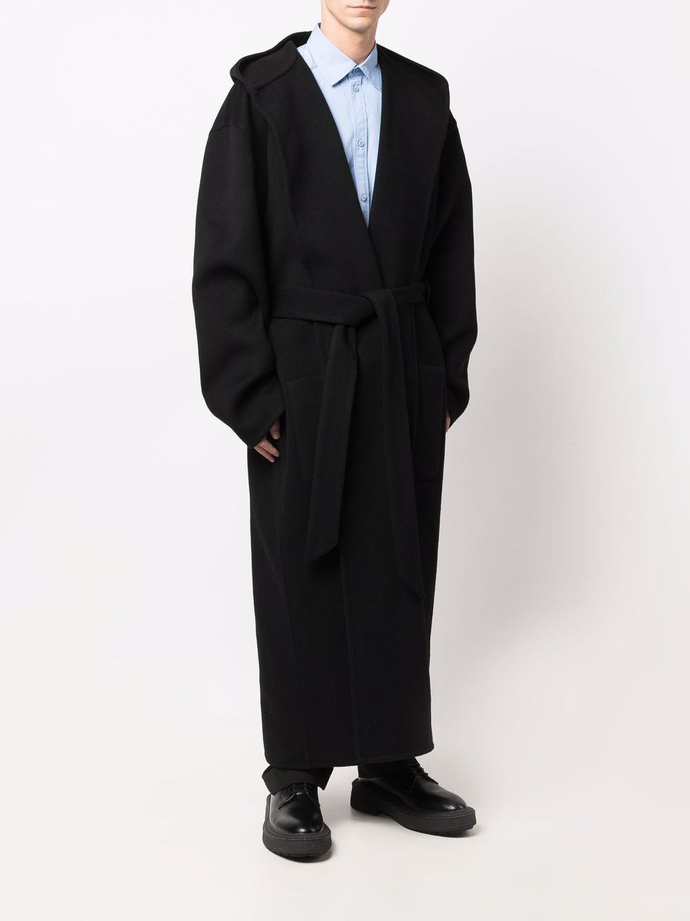 Maxi Bathrobe cashmere coat - 3