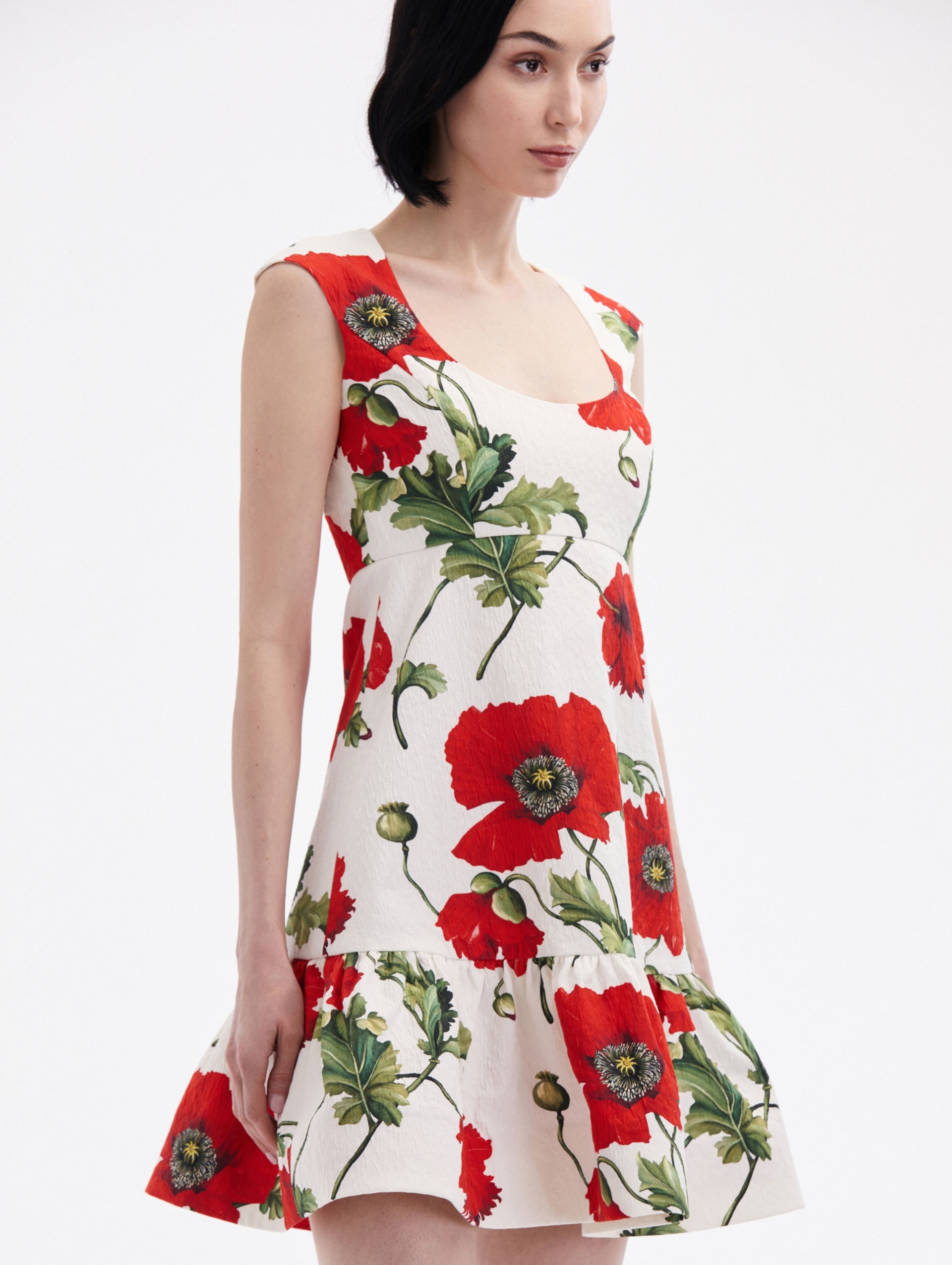 POPPY COTTON CLOQUE DRESS - 4