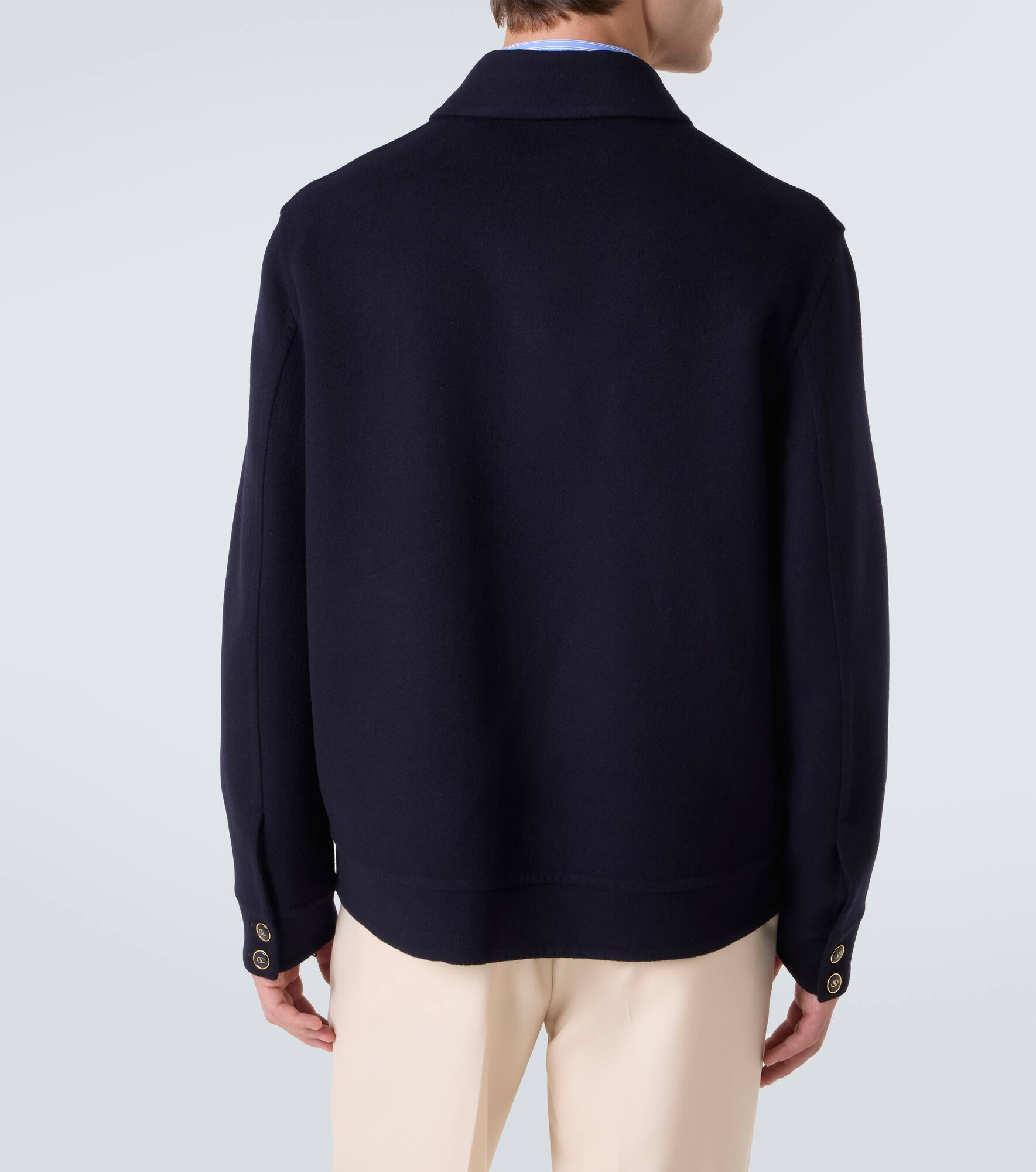 Wool and cashmere jacket - 4