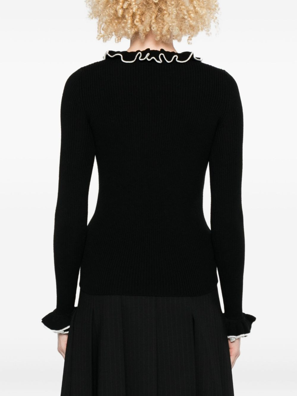 virgin wool knitted top - 4