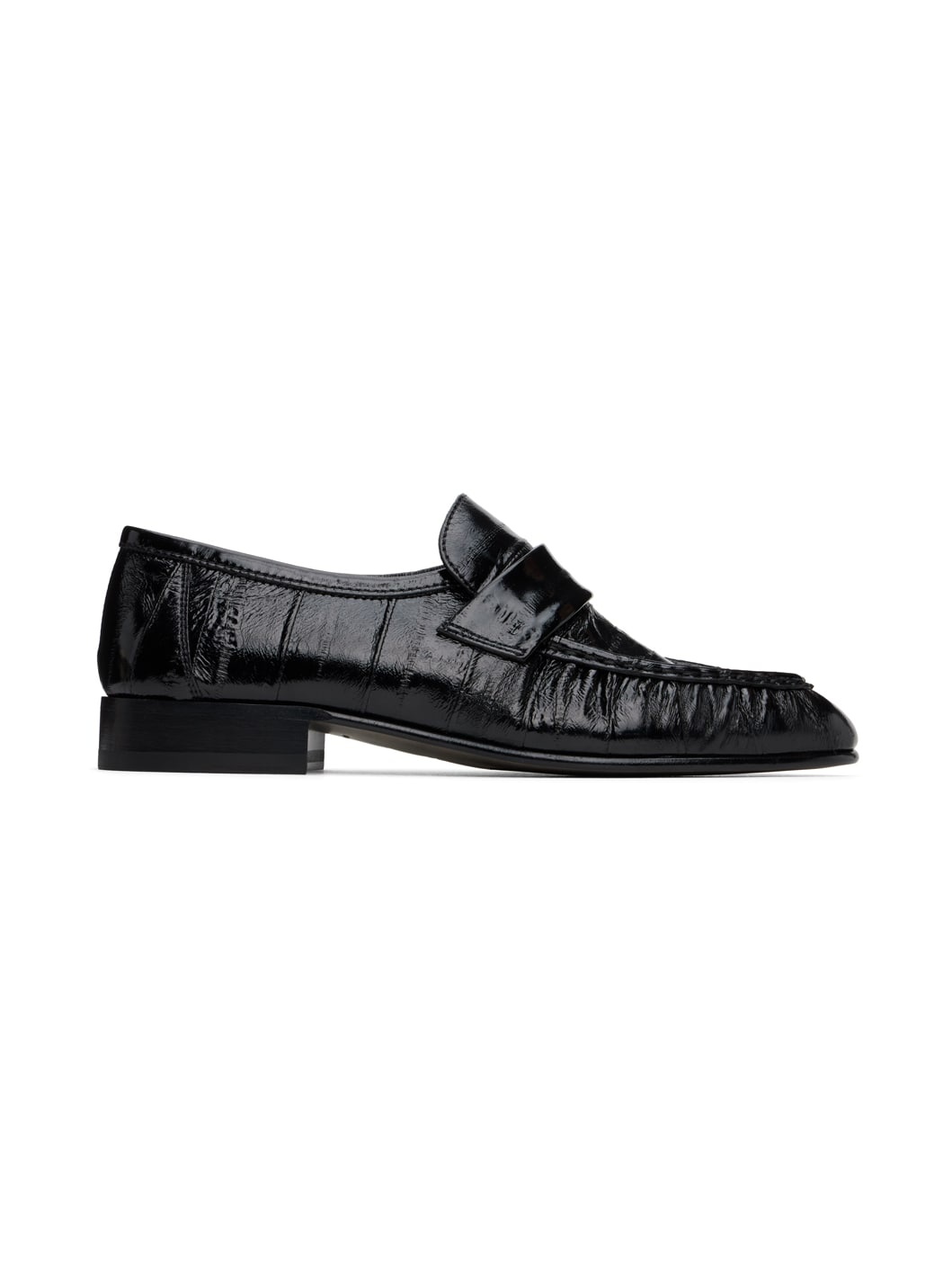 Black Soft Loafers - 1