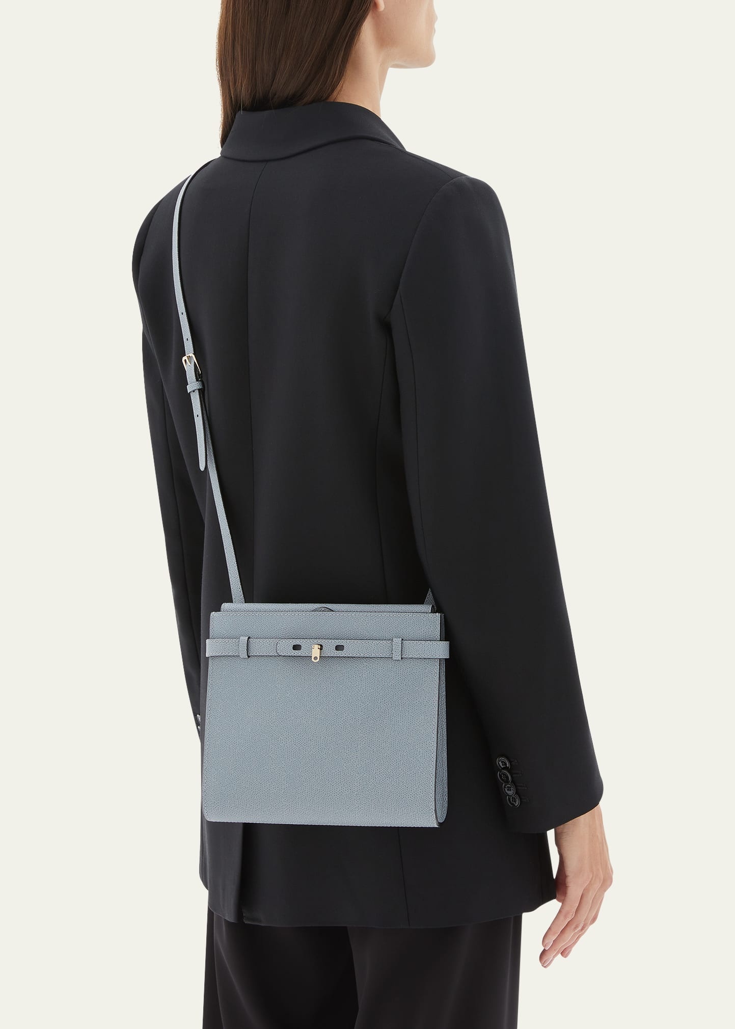 B-Tracollina Leather Shoulder Bag - 2