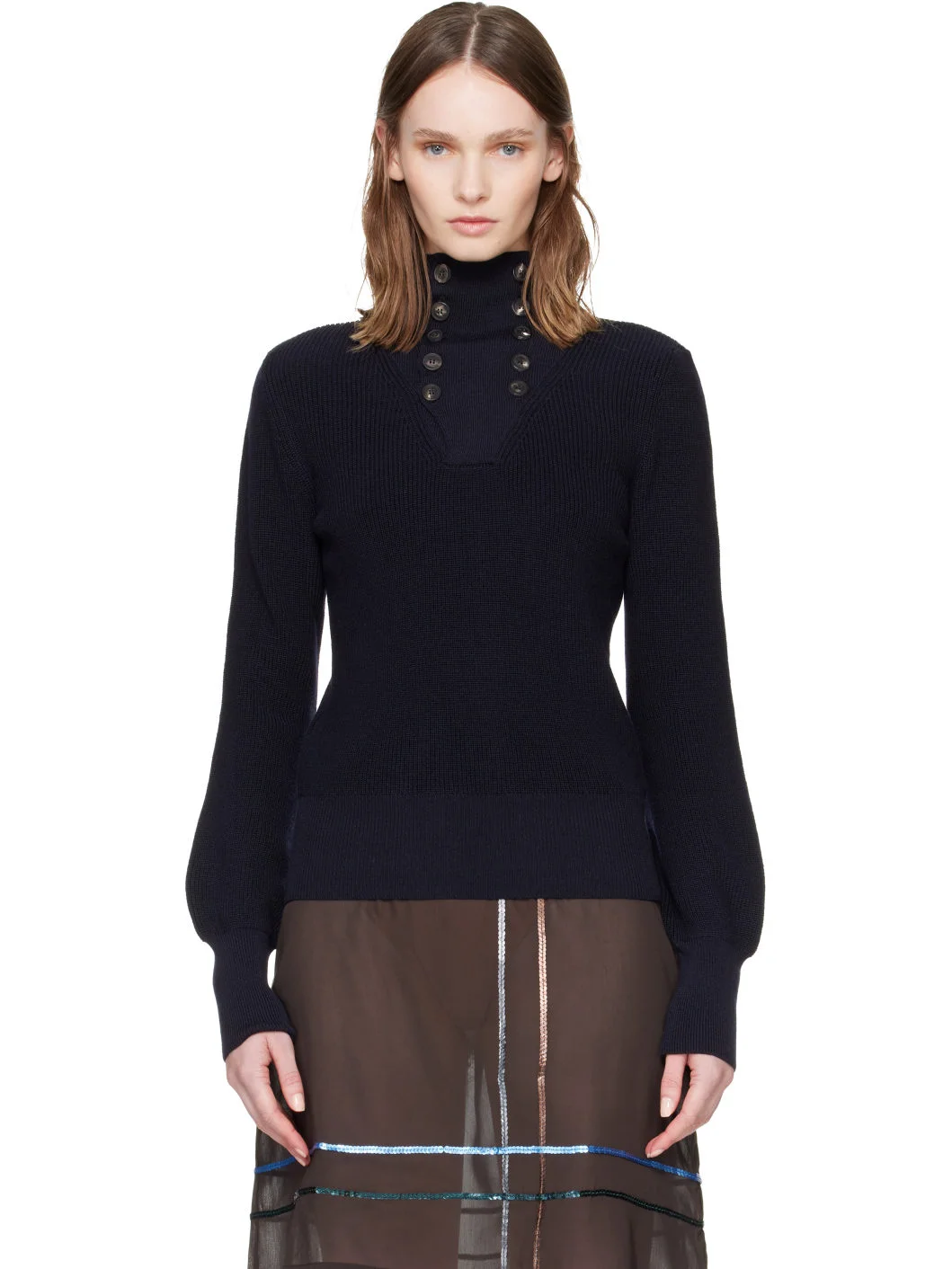 Navy Milon Sweater - 1