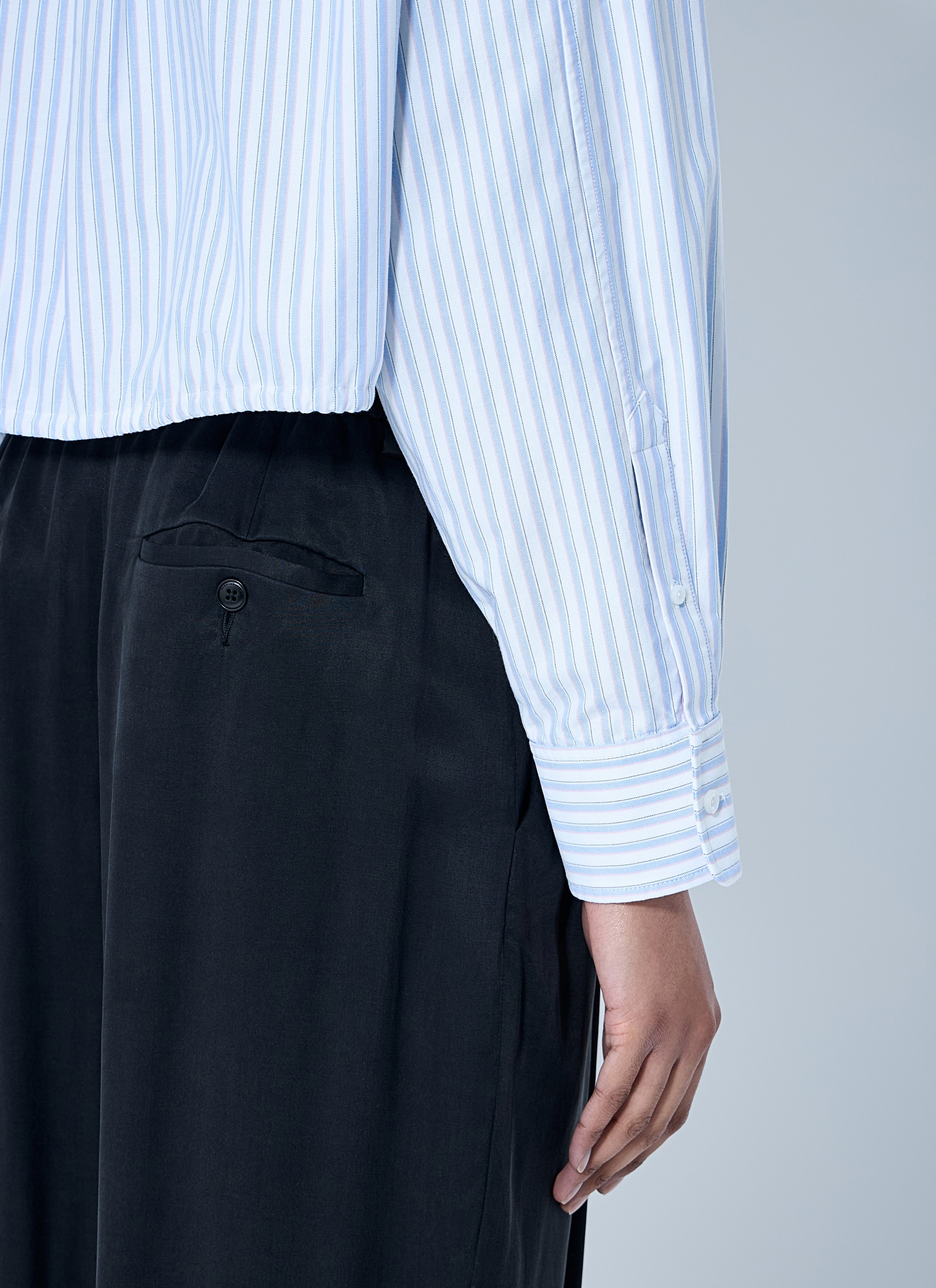 Alexander Wang Women Crop Button-Down Shirt - 6