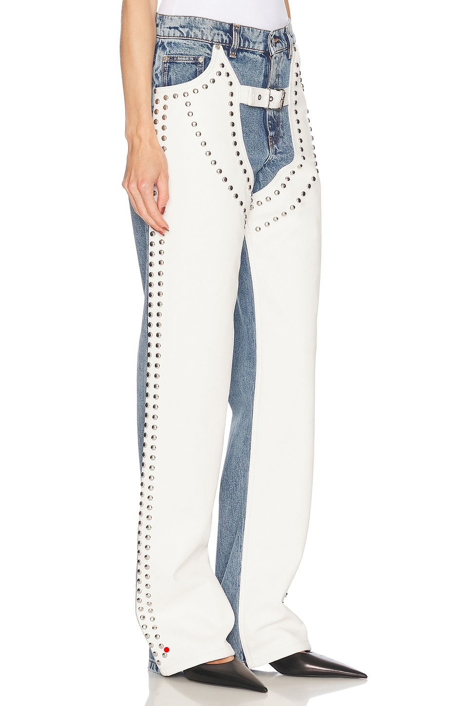 Altermat Denim Studded Straight Leg - 2