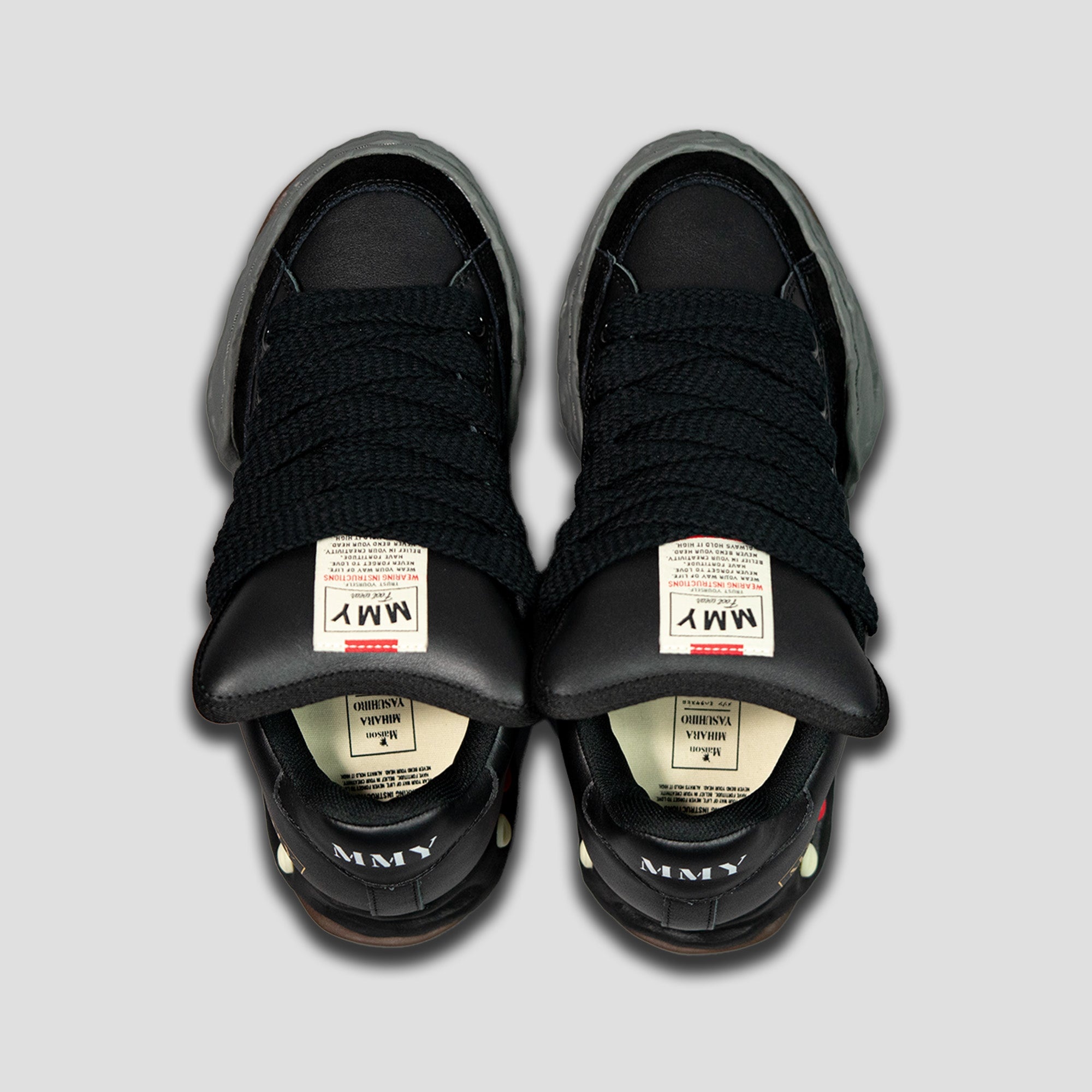 HERBIE OG SOLE LOW-TOP PUFFER LEATHER SNEAKERS - 3
