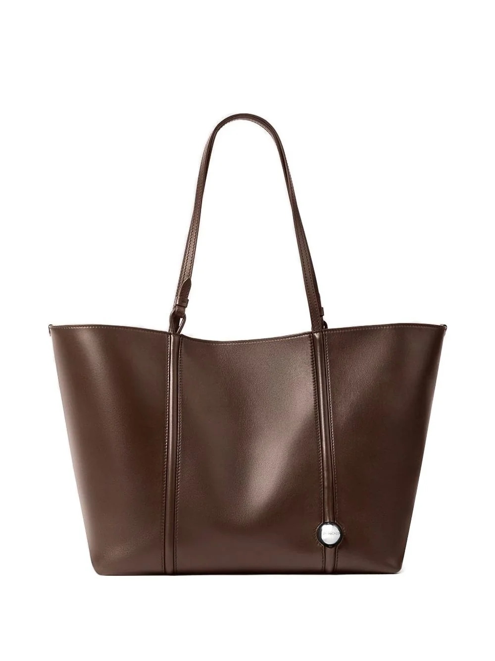 leather tote bag - 1
