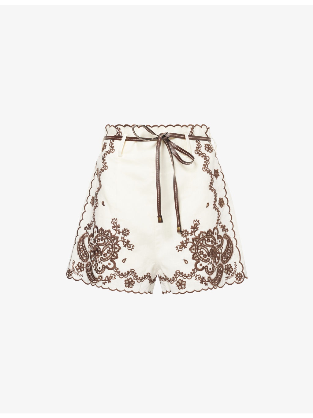Ascension Embroidered Linen Shorts - 1