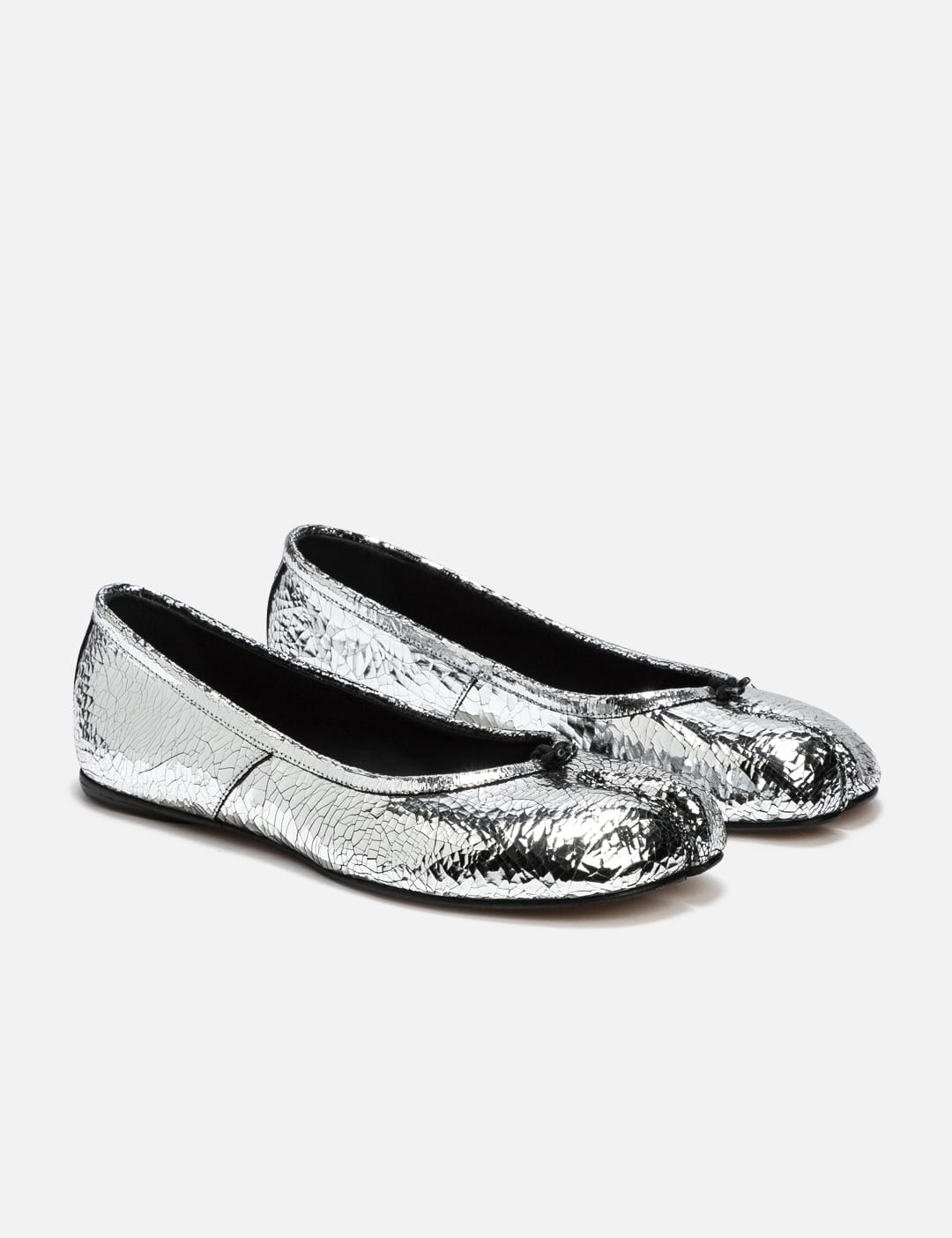 Maison Margiela TABI BROKEN MIRROR BALLERINA | hbx | REVERSIBLE