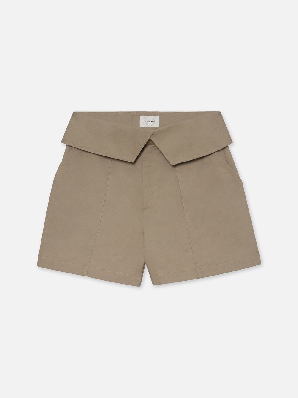 Foldover Short in Mushroom - 1