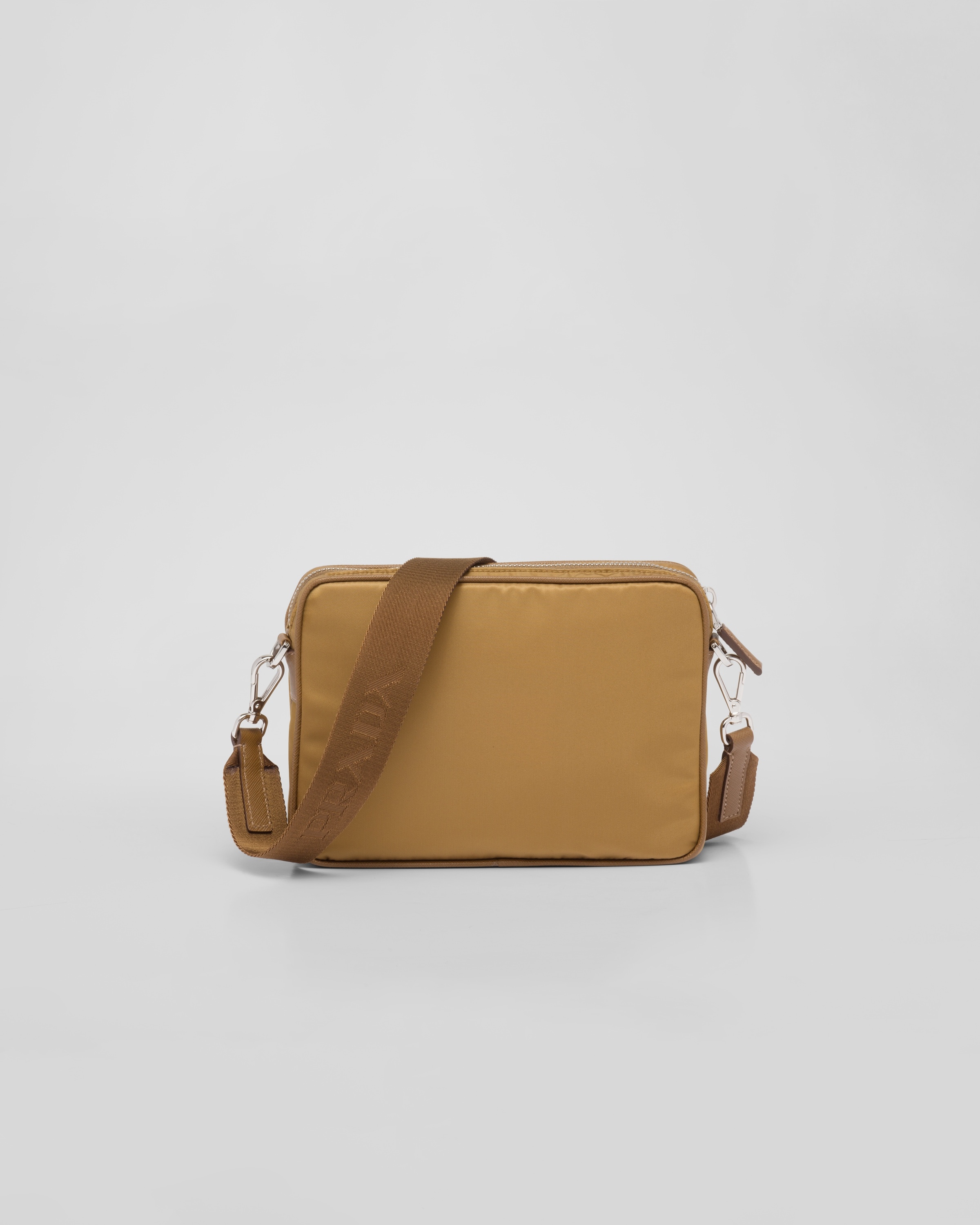 Re-Nylon and Saffiano leather shoulder bag - 4