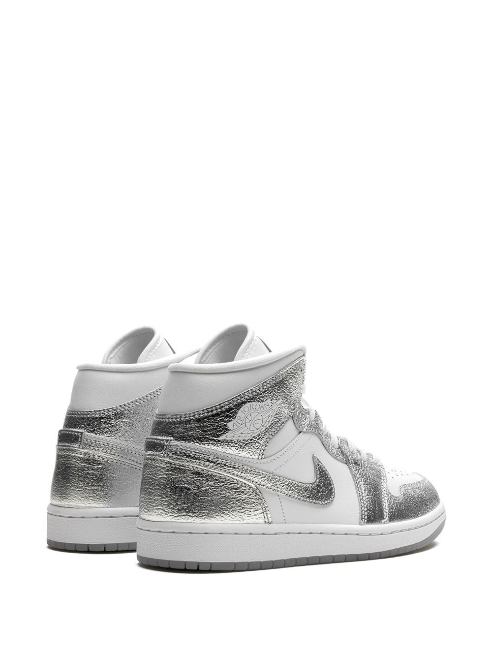 Air Jordan 1 Mid SE "Metallic Silver" sneakers - 3