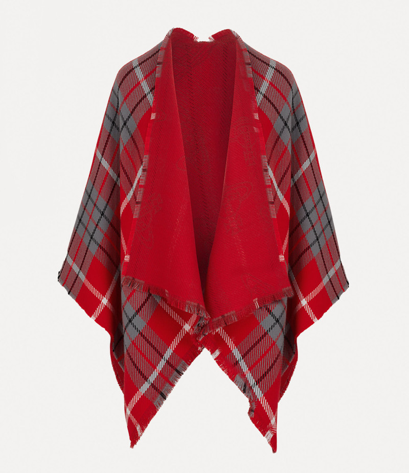 TARTAN PONCHO 1