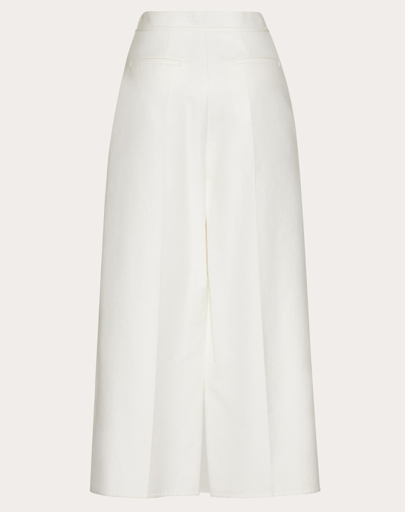 Valentino VGOLD DOUBLE SPLITTABLE GABARDINE CULOTTES outlook