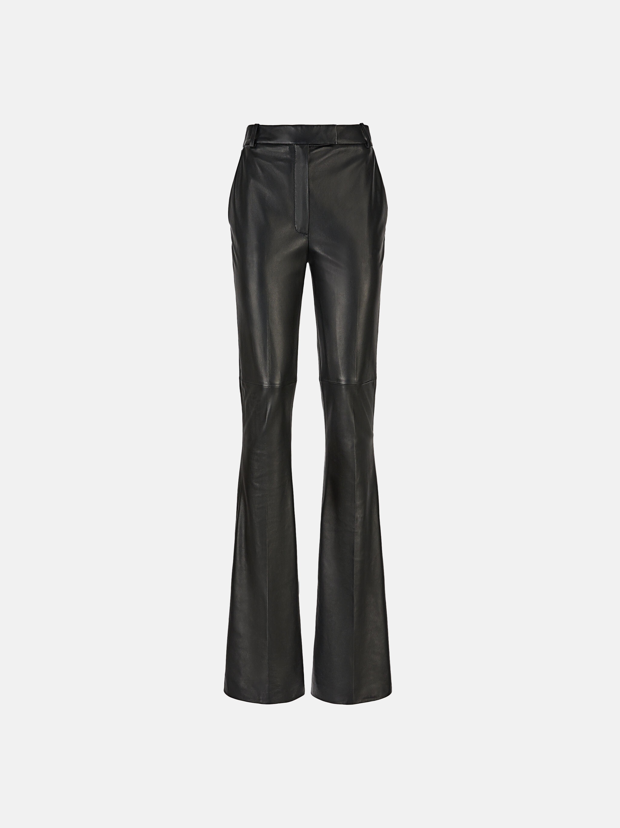 ''PIAF'' BLACK LONG PANTS - 1