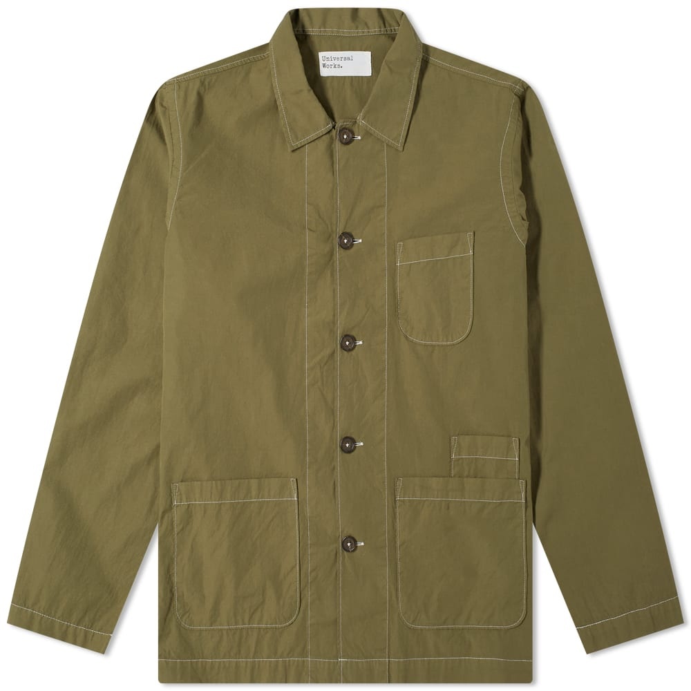 Universal Works Poplin Bakers Overshirt - 1