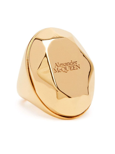 Alexander McQueen The Faceted Stone ring outlook