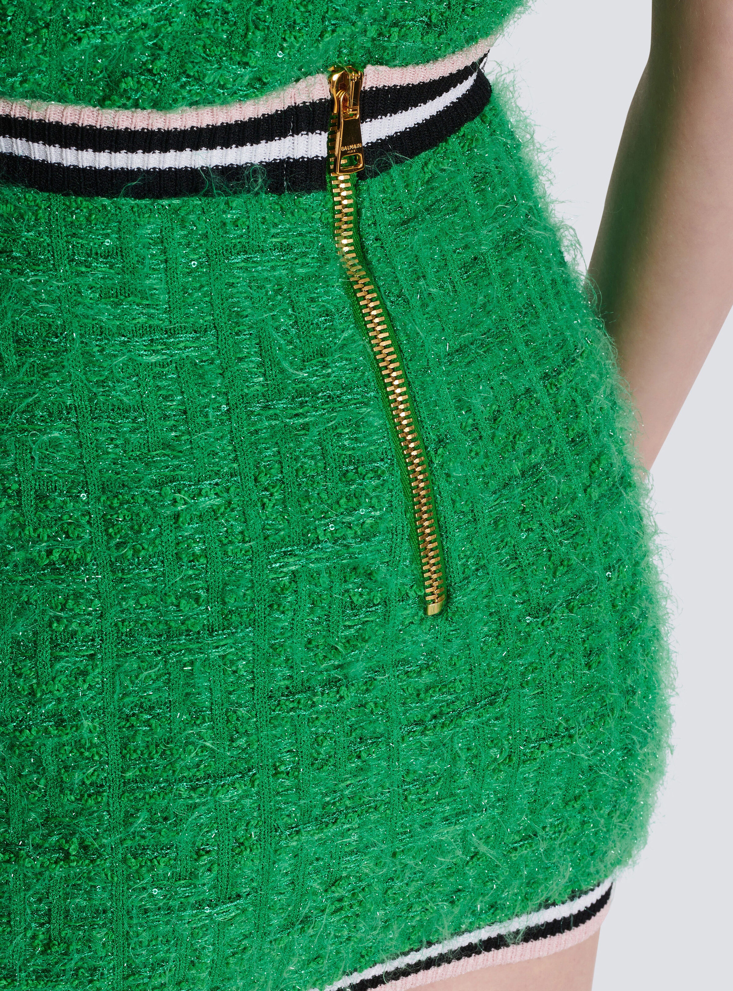 Monogram knit skirt - 6