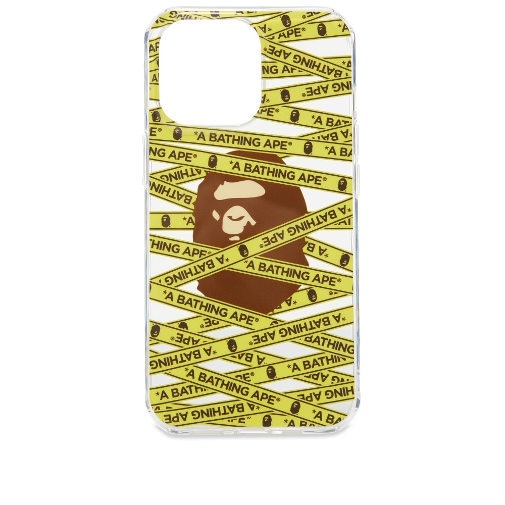 A Bathing Ape Tape Logo iPhone 13 Pro Clear Case - 1