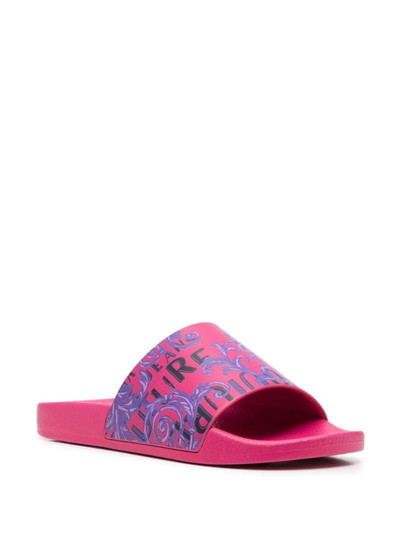 VERSACE JEANS COUTURE 'Barocco' print slides outlook