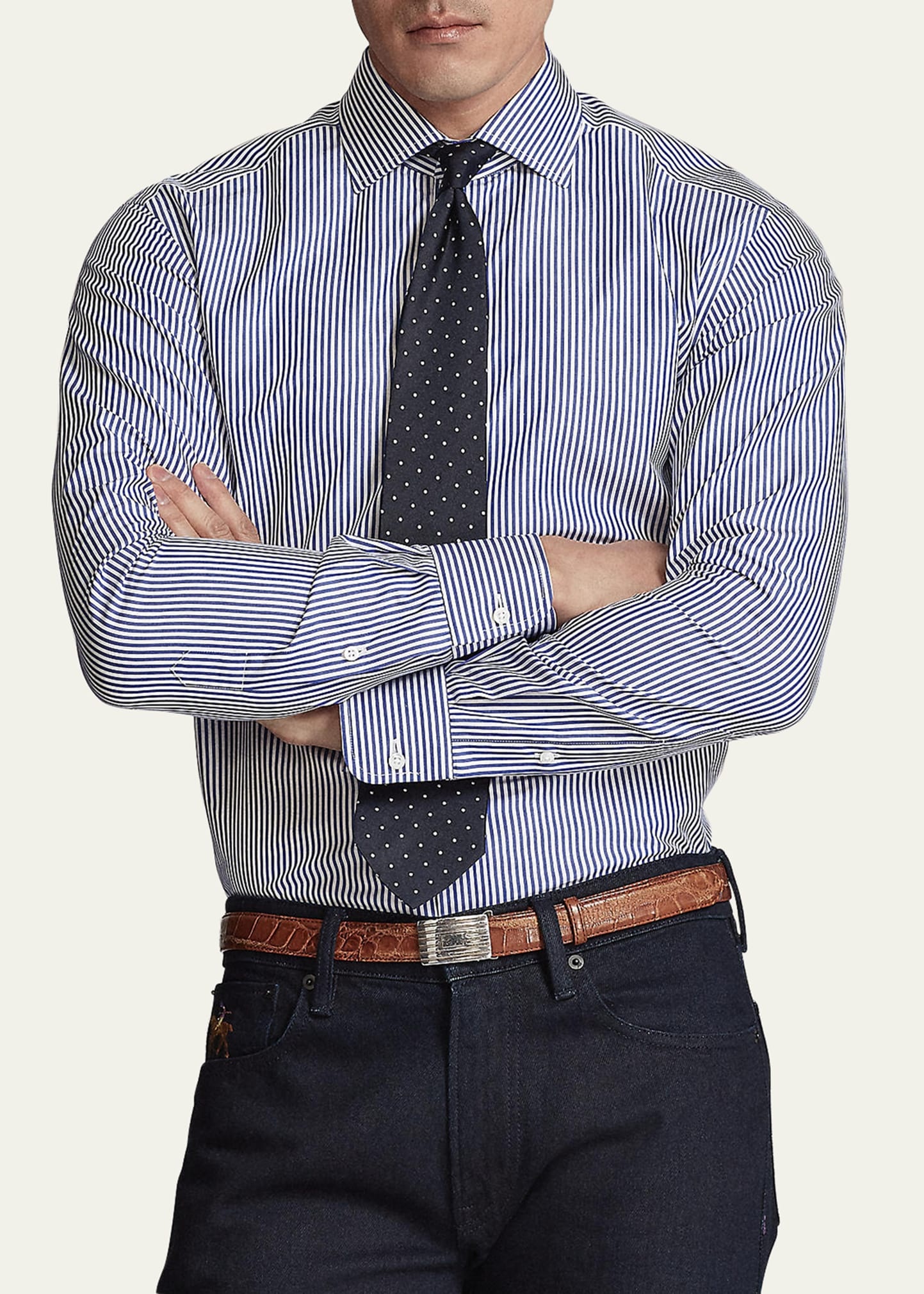 Men's Aston Bengal Striped Dress Shirt - 4