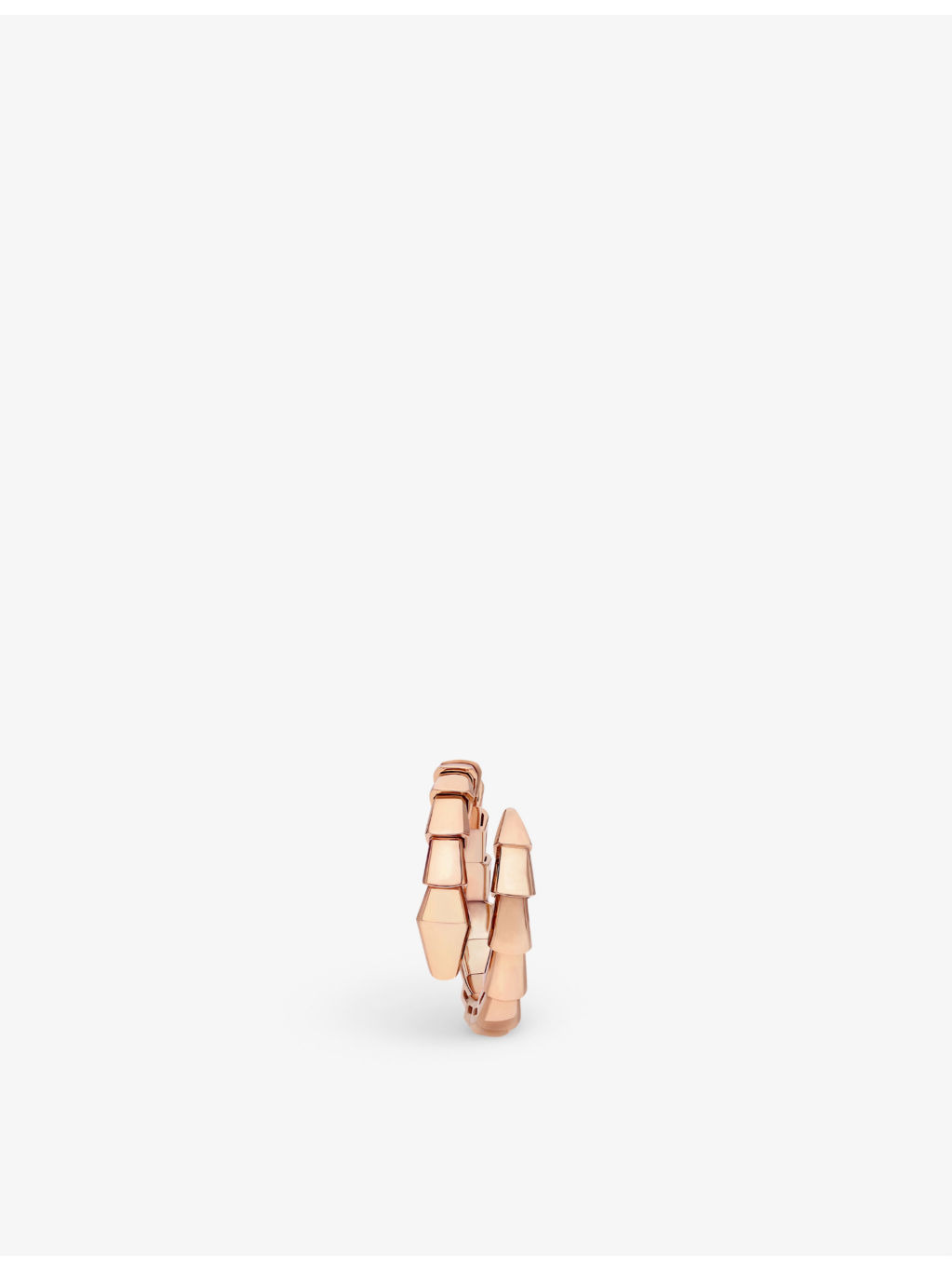 Serpenti Viper 18ct rose-gold ring - 2
