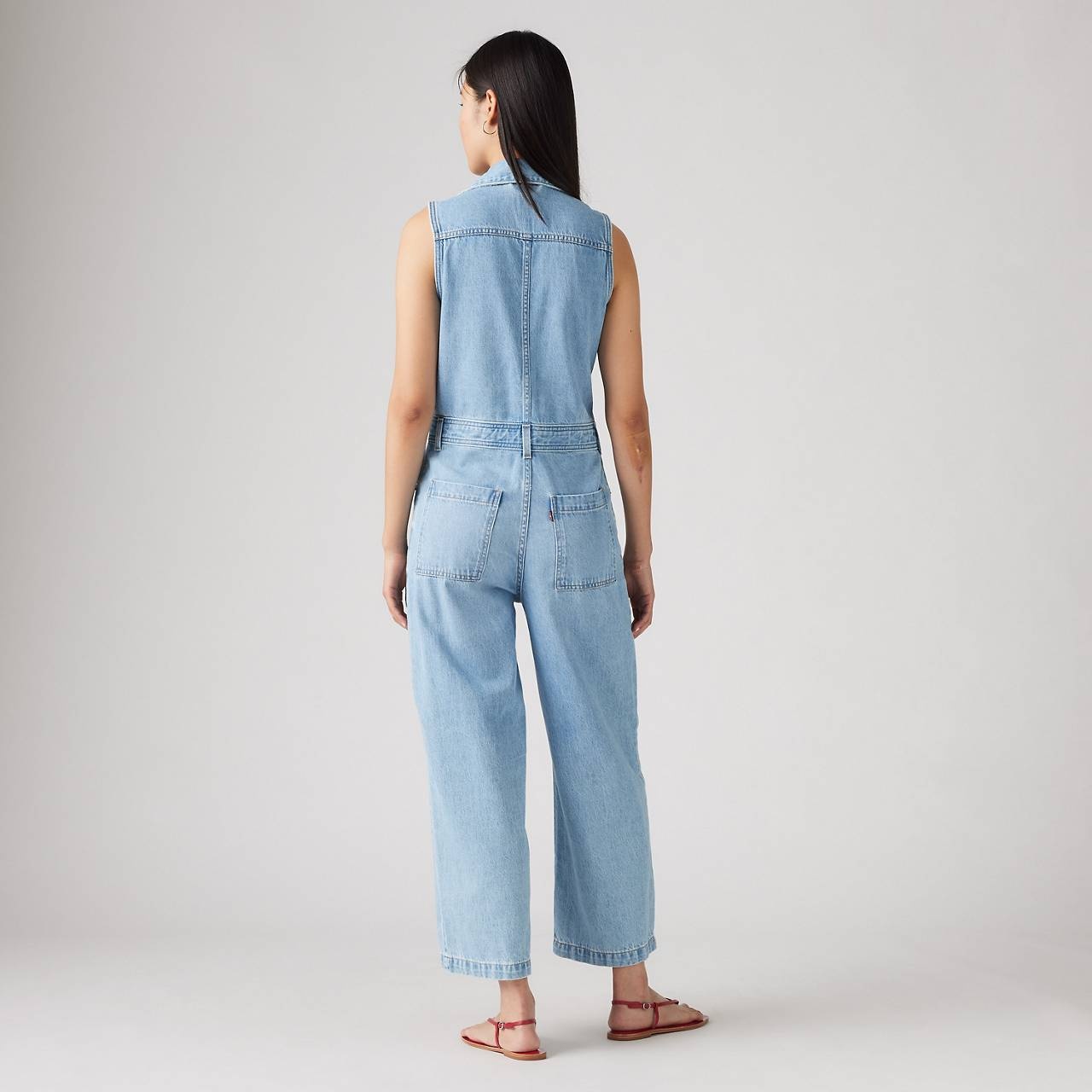 LIGHTWEIGHT SLEEVELESS JUMPSUIT - 5