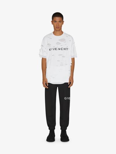 Givenchy GIVENCHY ARCHETYPE SLIM FIT JOGGER PANTS IN FLEECE outlook