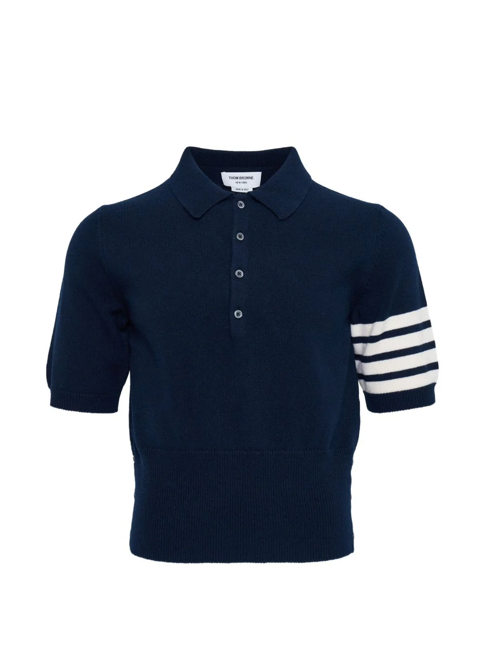 horse-intarsia polo shirt - 1