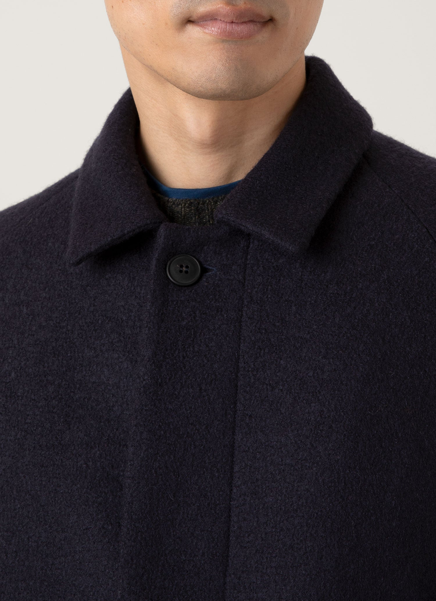 Boiled Wool Car Coat - 6