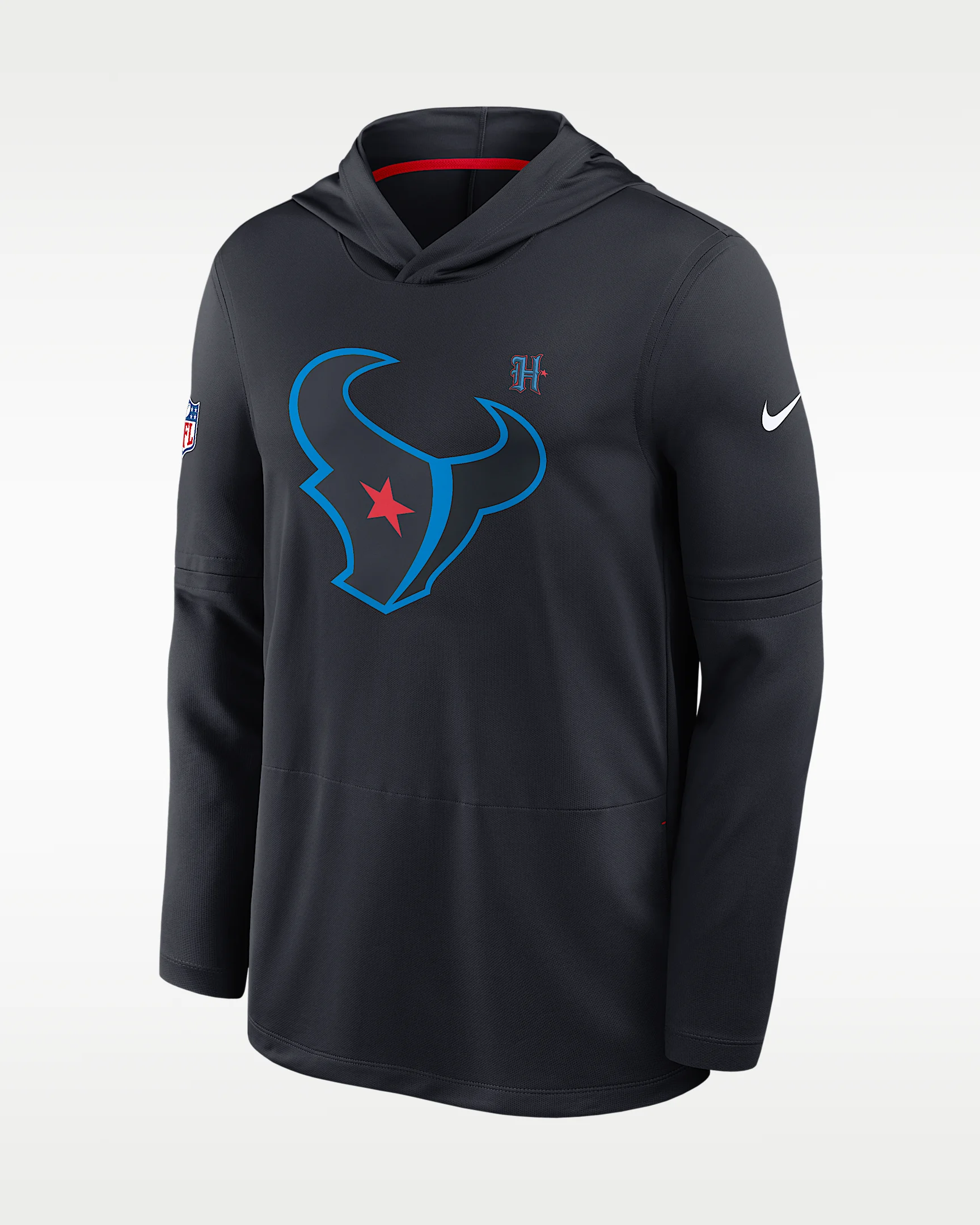 Houston Texans Alt Men's Nike Dri-FIT NFL Long-Sleeve Hooded Top - 1