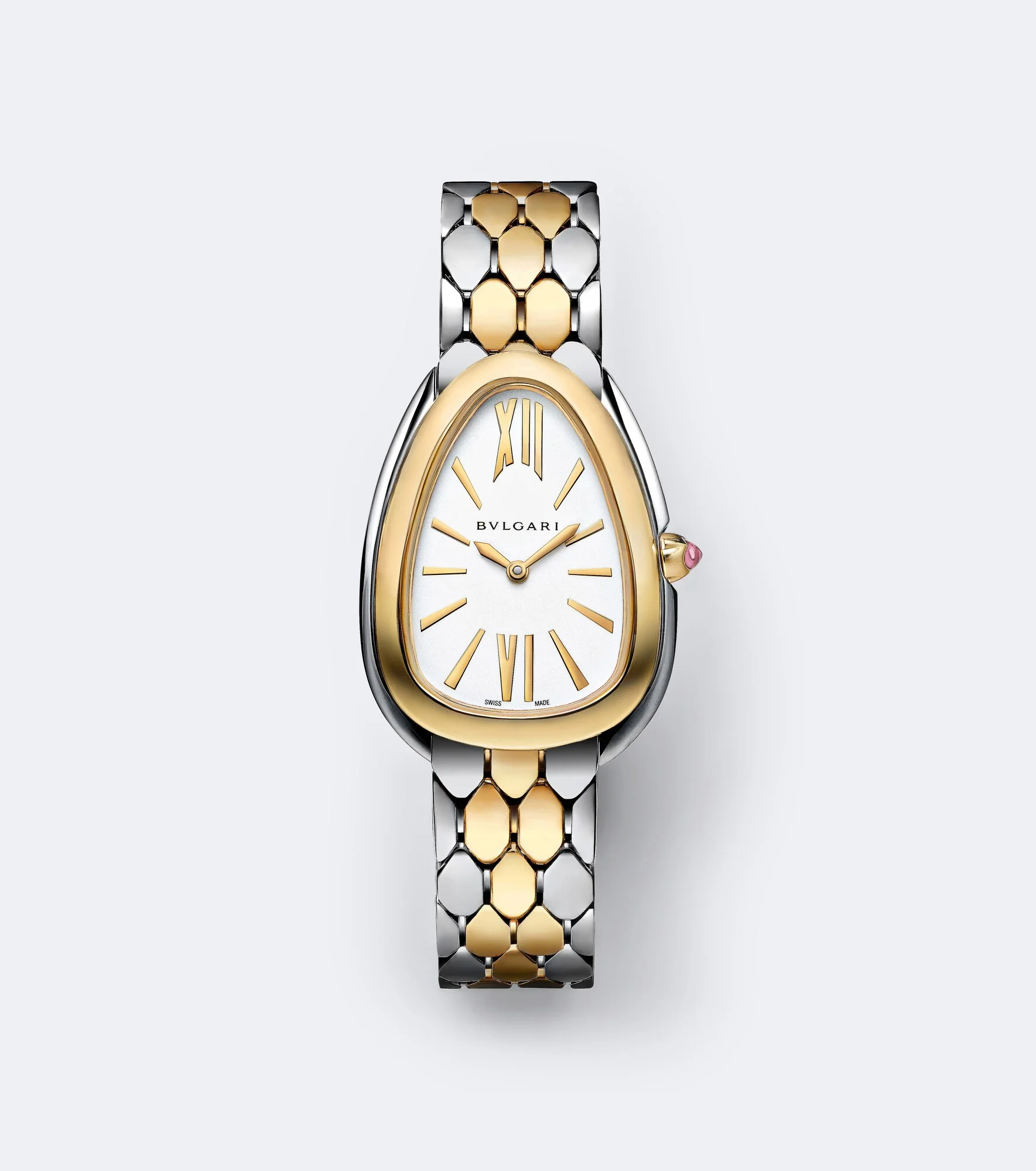 Serpenti Seduttori 18kt gold and stainless steel watch - 1