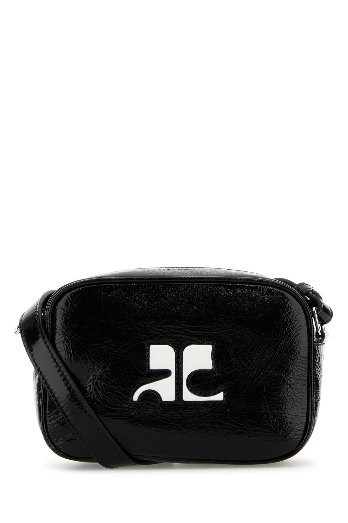 Courreges Women Black Naplack Reedition Shoulder Bag - 1