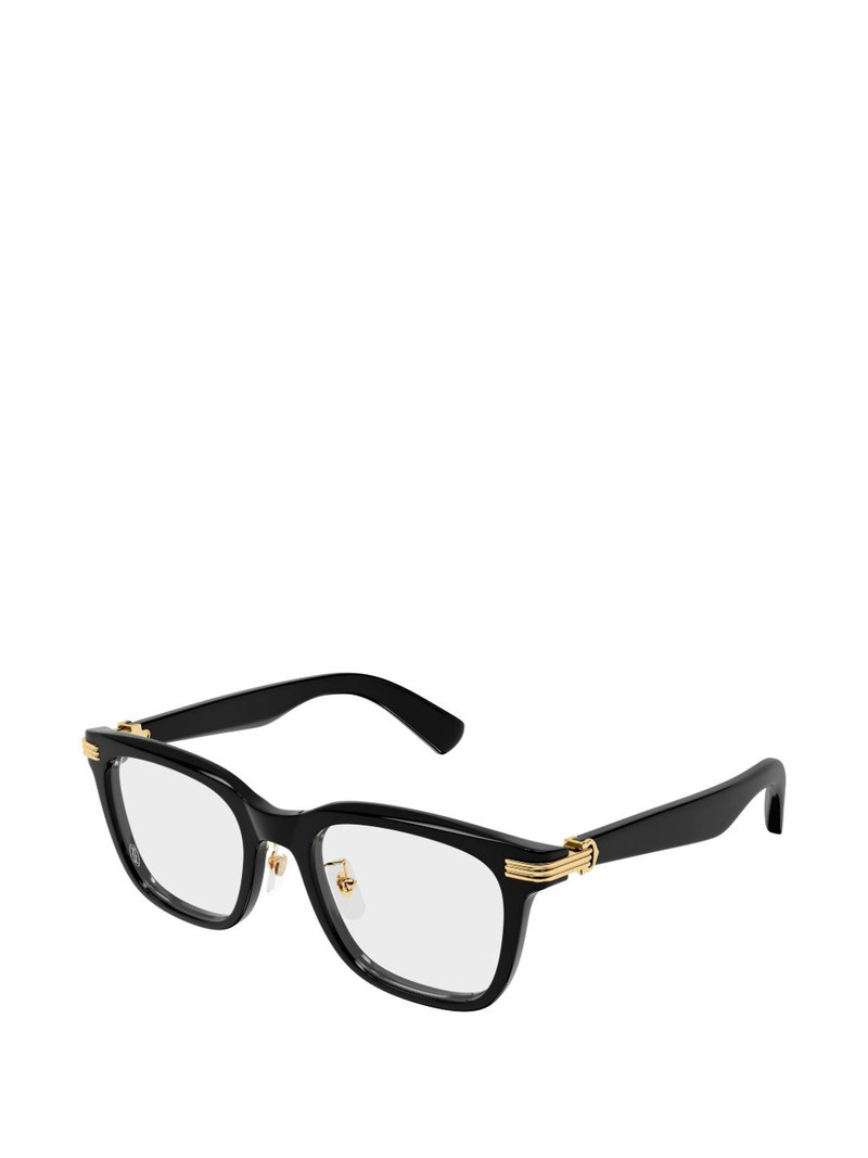 Cartier gold-tone square-frame glasses outlook