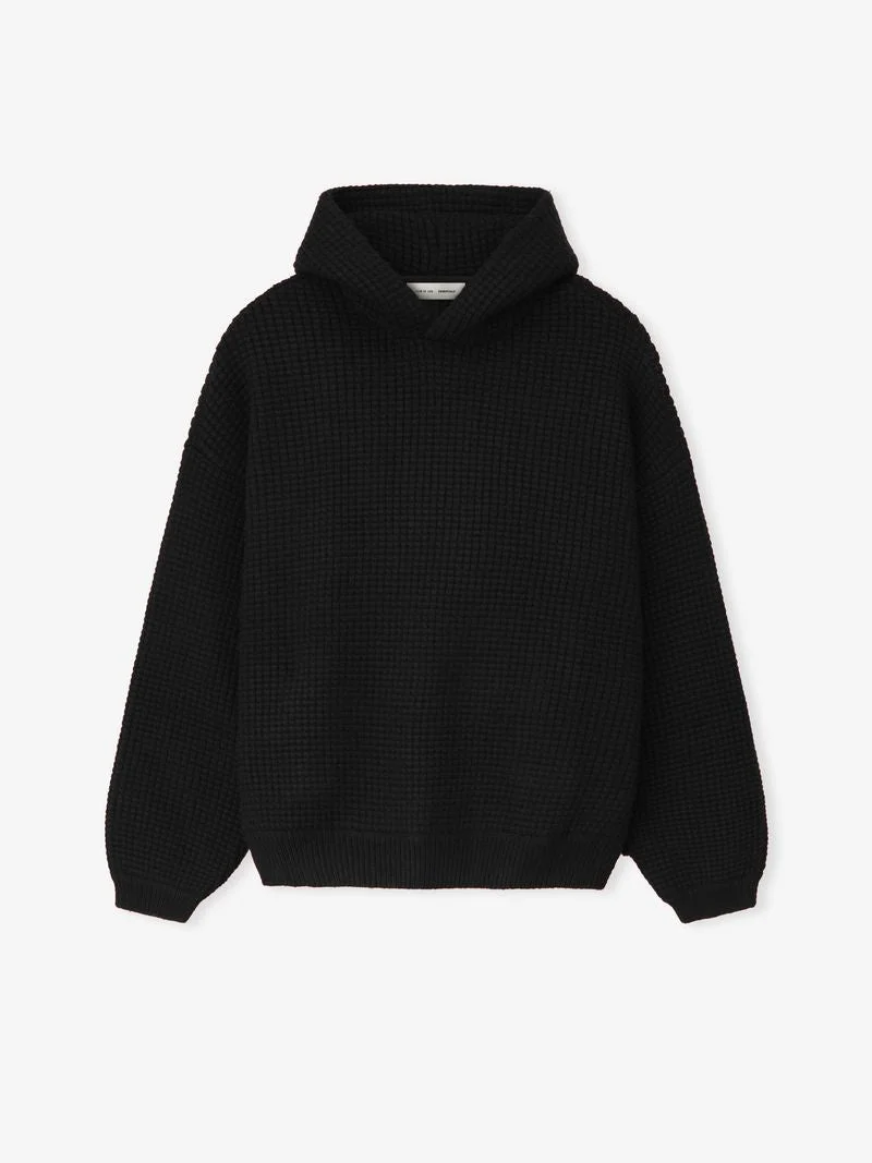 Heavy Waffle 90's Hoodie - 1