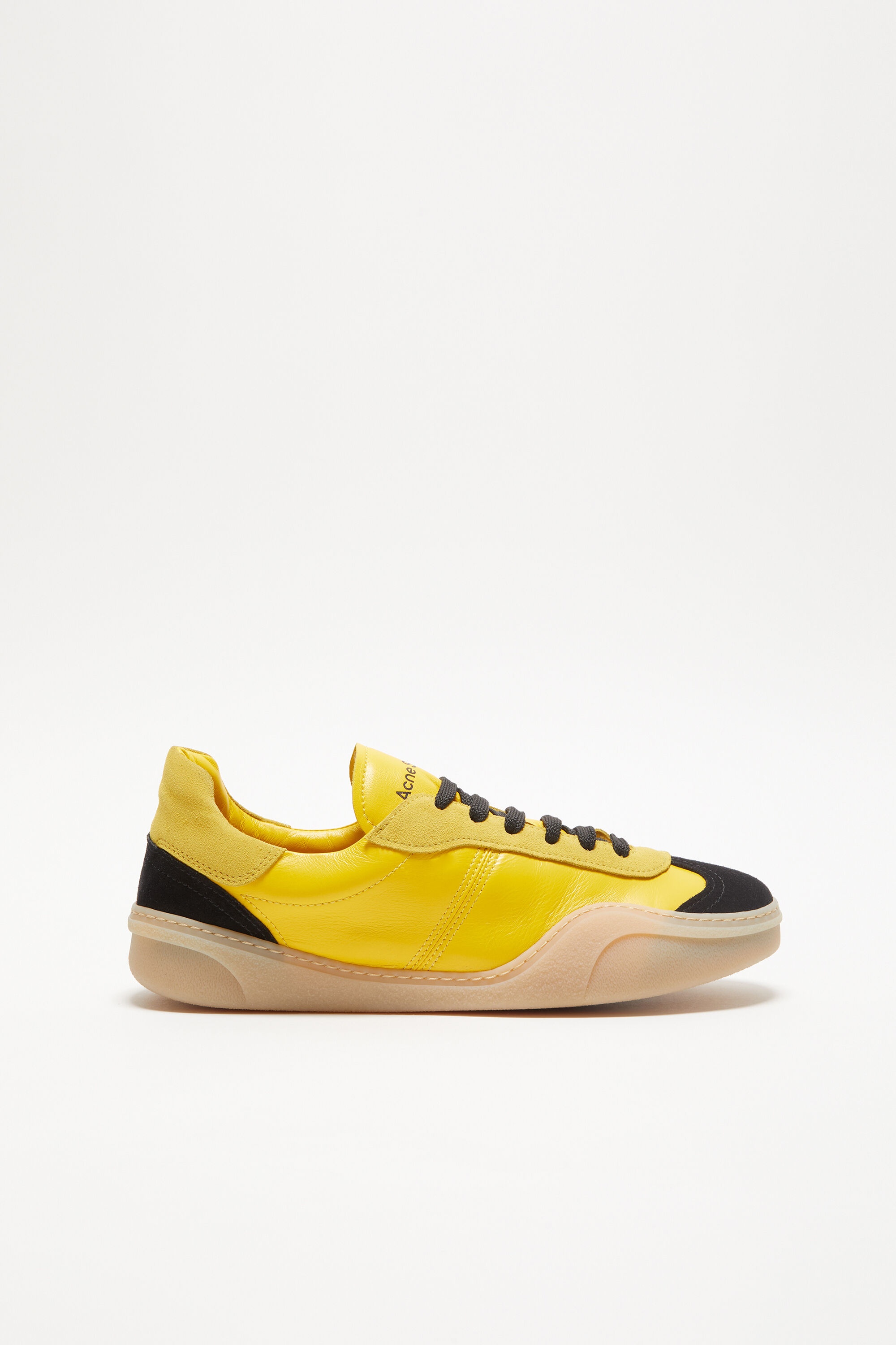 Lace-up sneakers - Yellow/black - 1