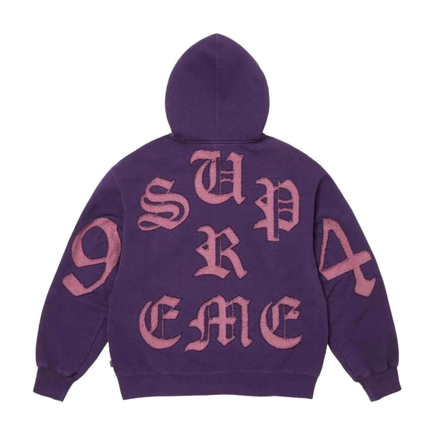 Supreme SS26 Cut Out Zip Up Hooded Sweatshirt 'Purple' SUP-SS26-055-PUR - 1