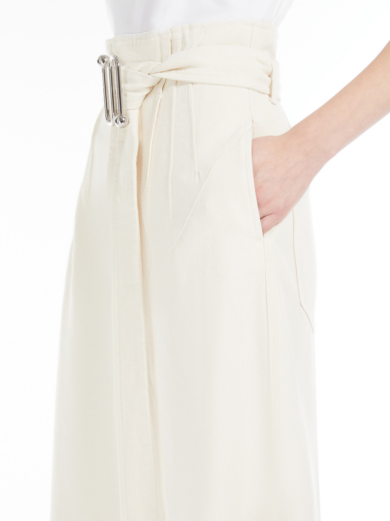 GLAUCO Wide denim trousers 5