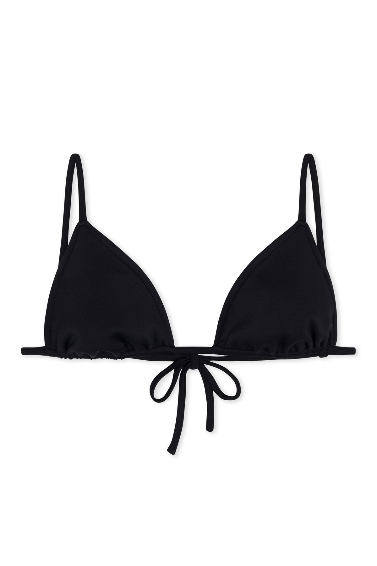 BLACK TRIANGLE BIKINI TOP - 6