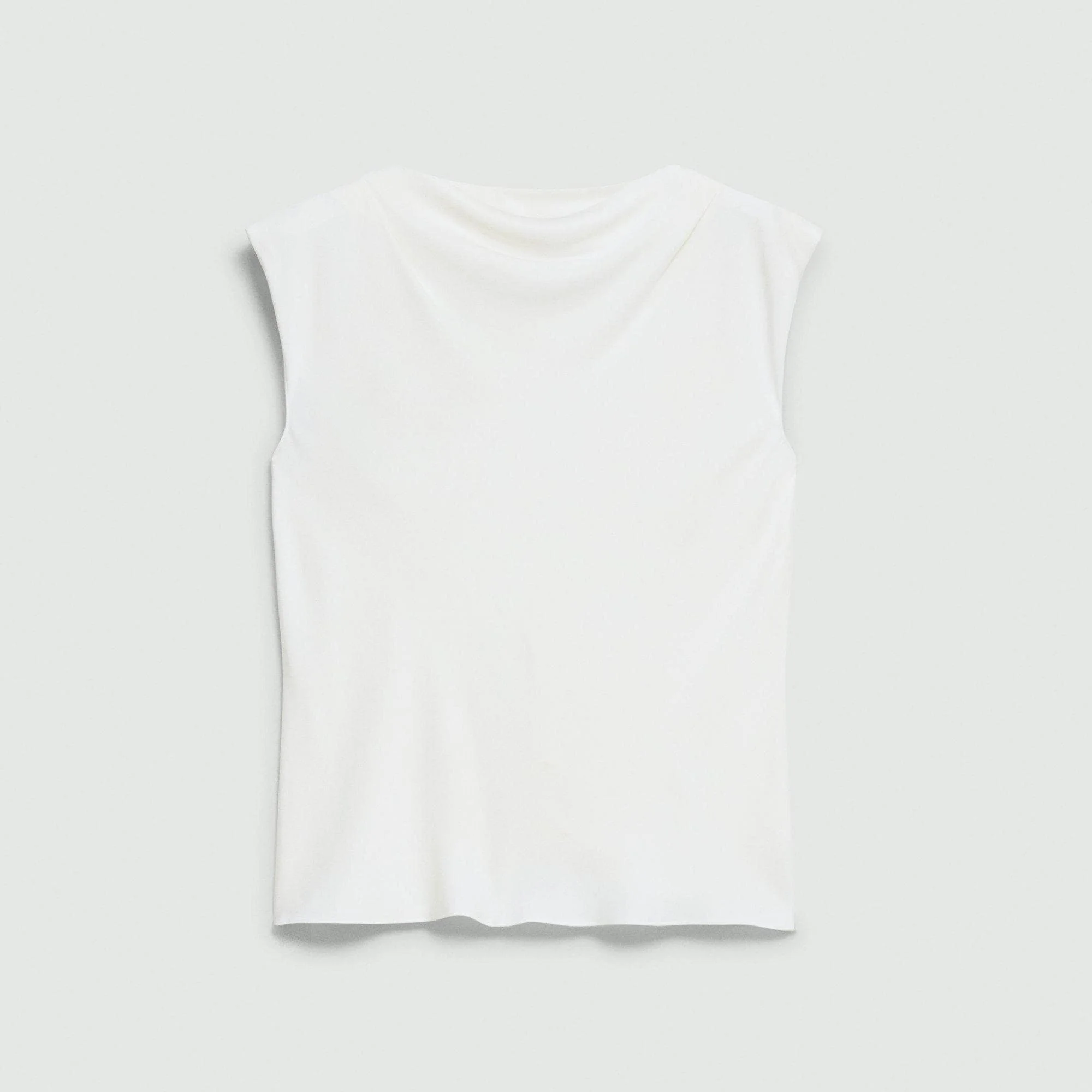 Cowl Neck Top in Silk Georgette - 1