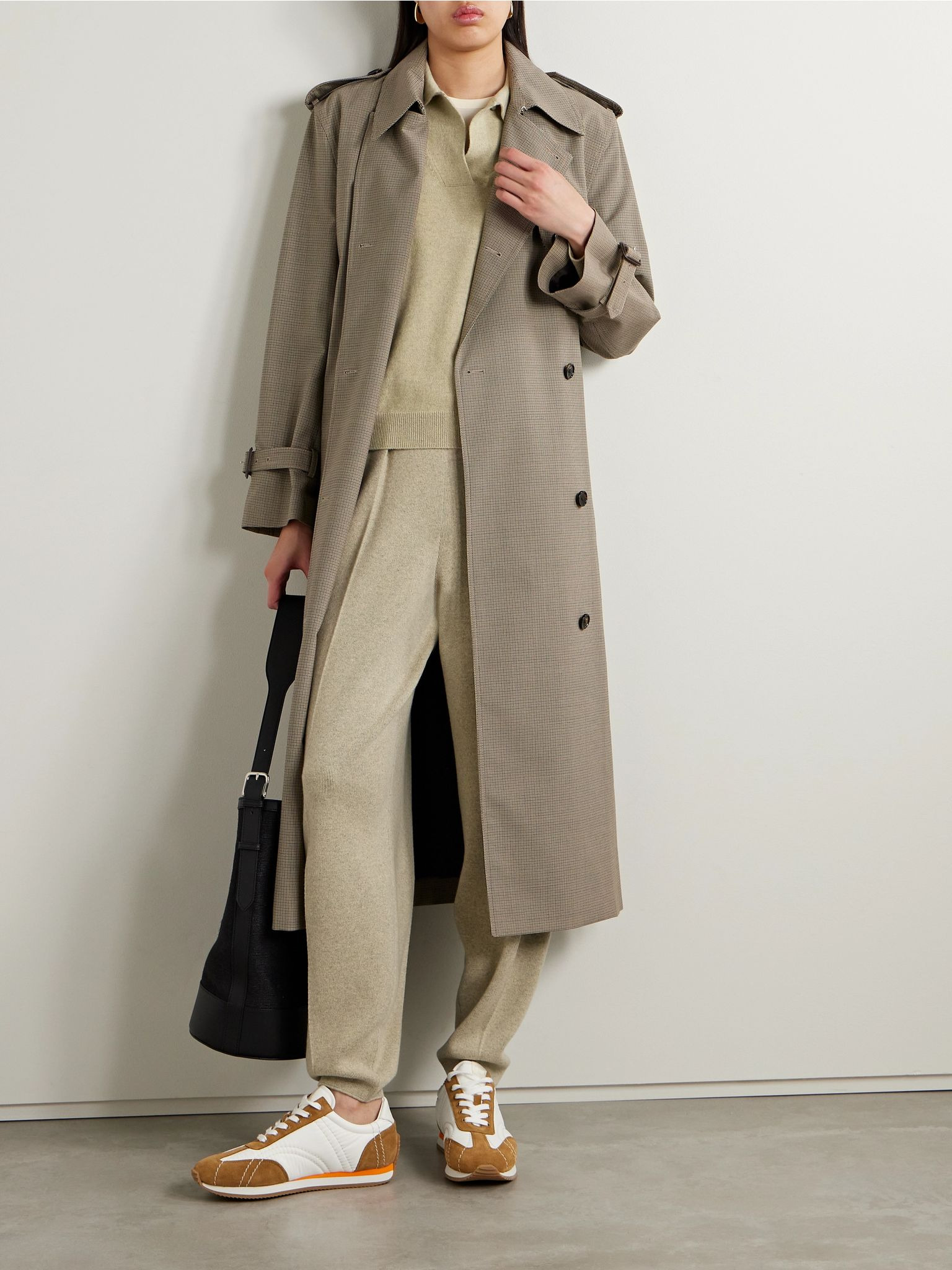 Cashmere polo sweater Beige - 2