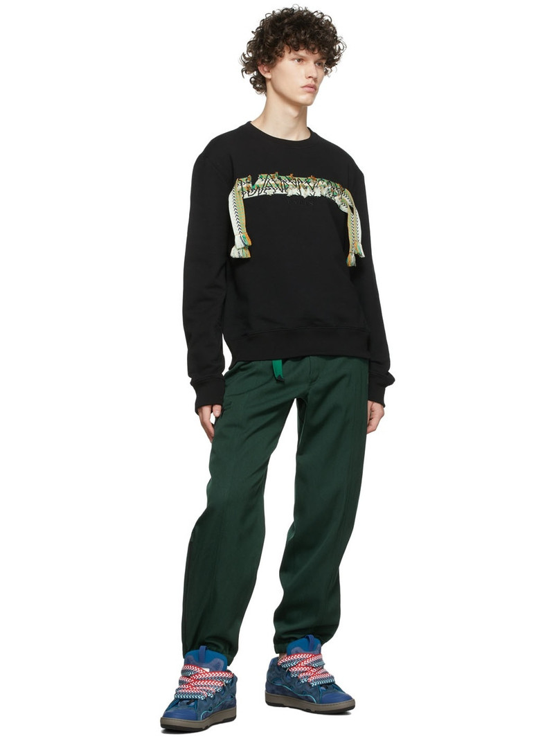 Lanvin colour-block sneakers outlook