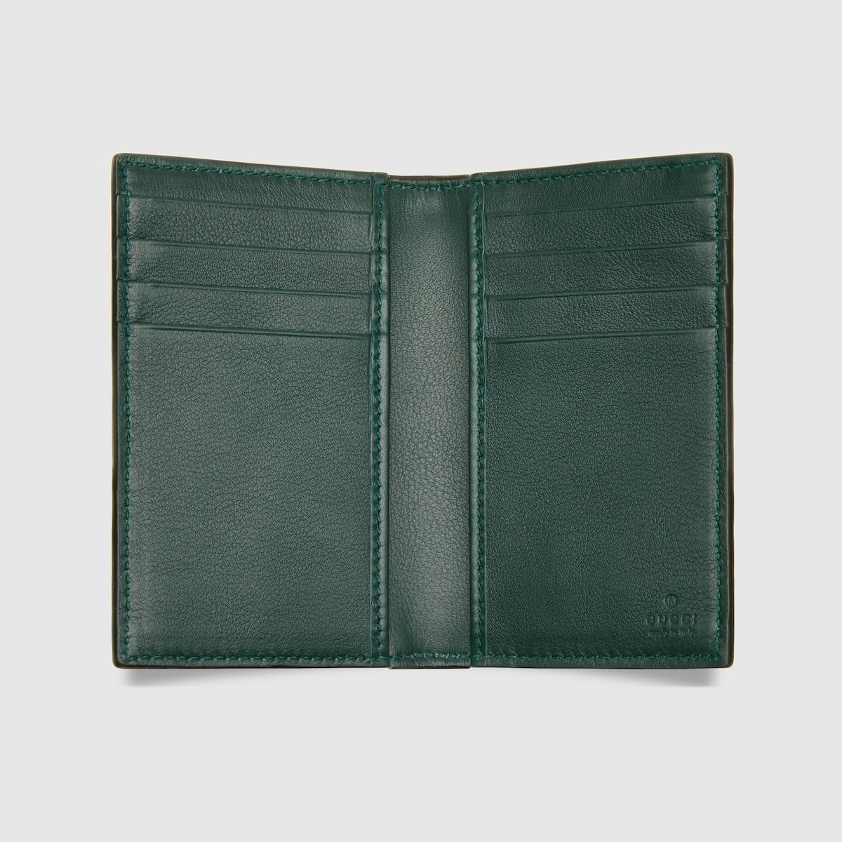 Crocodile card case with Double G - 2