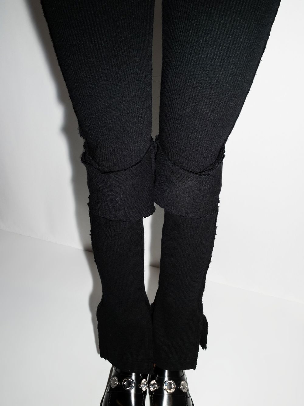 Warm Up knitted flared trousers - 4