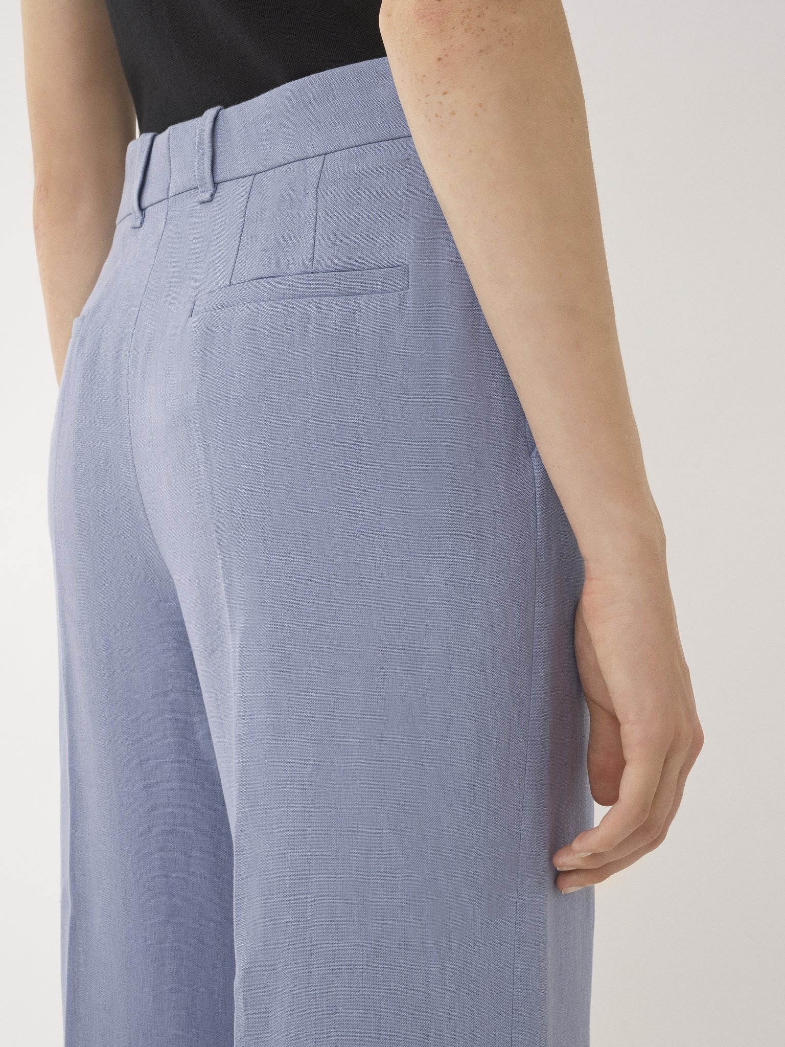 LOW-WAIST FLARE PANTS - 6