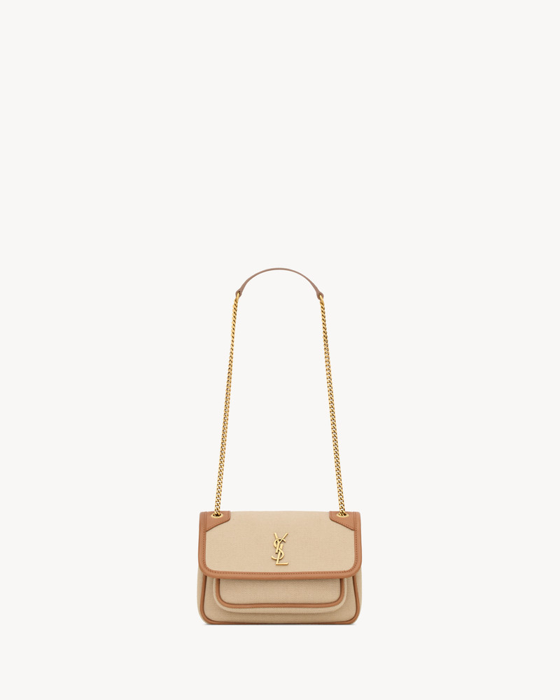NIKI MINI IN CANVAS AND LEATHER 1